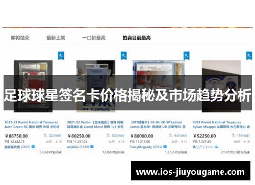 足球球星签名卡价格揭秘及市场趋势分析